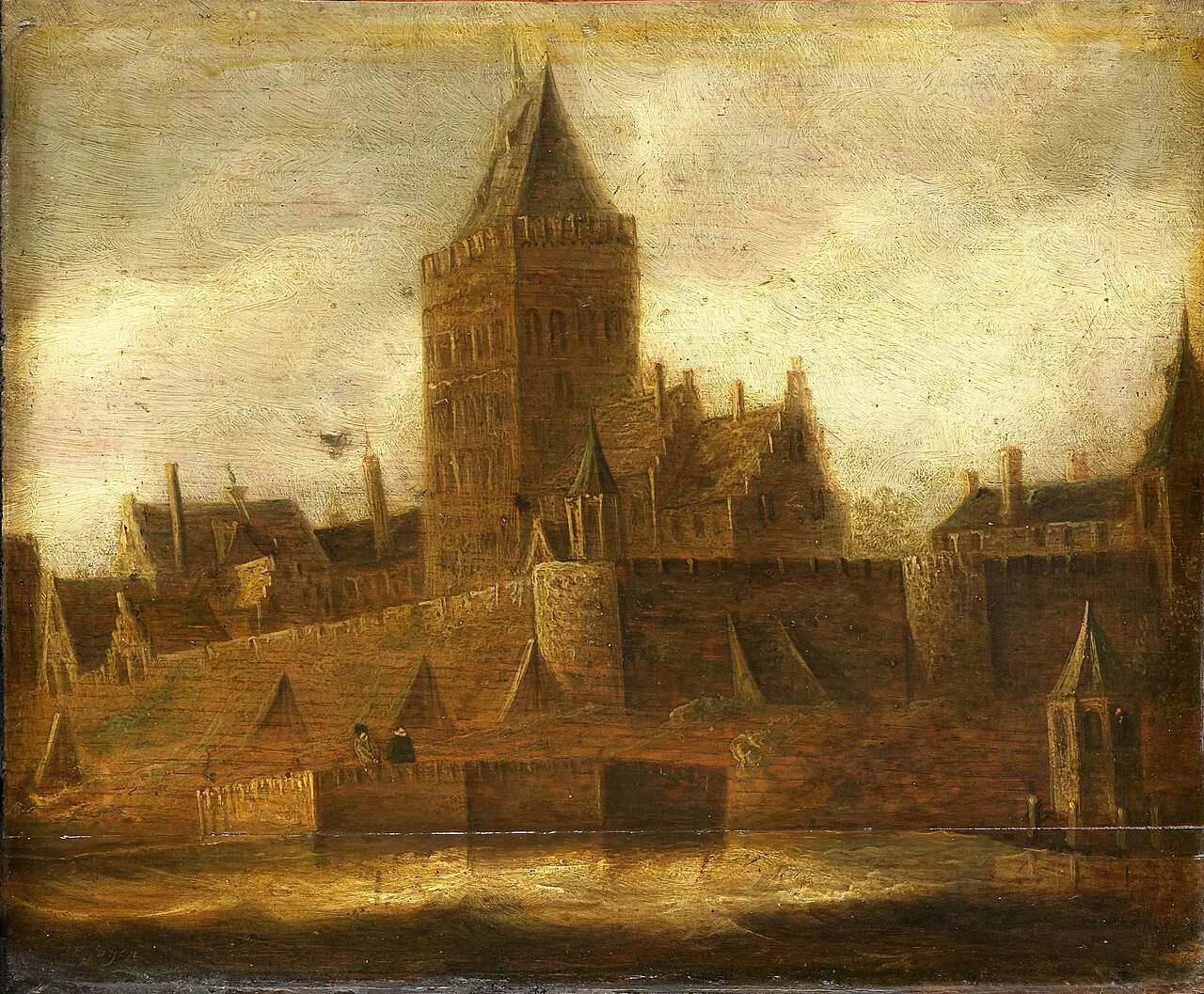 The Valkhof at Nijmegen in an early painting.