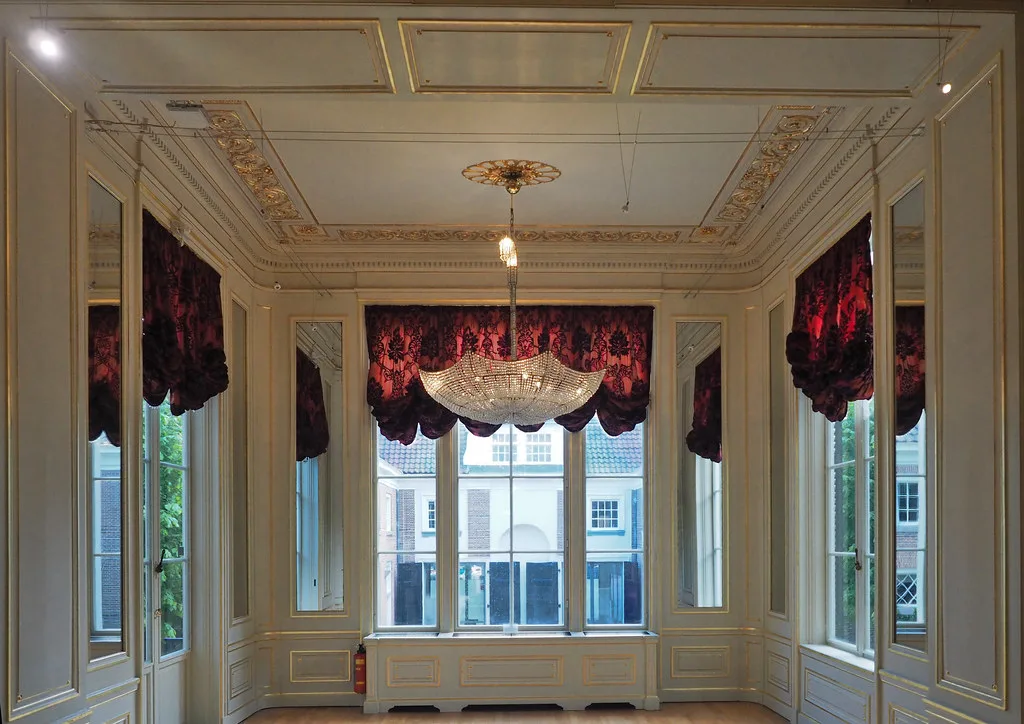A restored room in Escher in Het Paleis, The Hague.