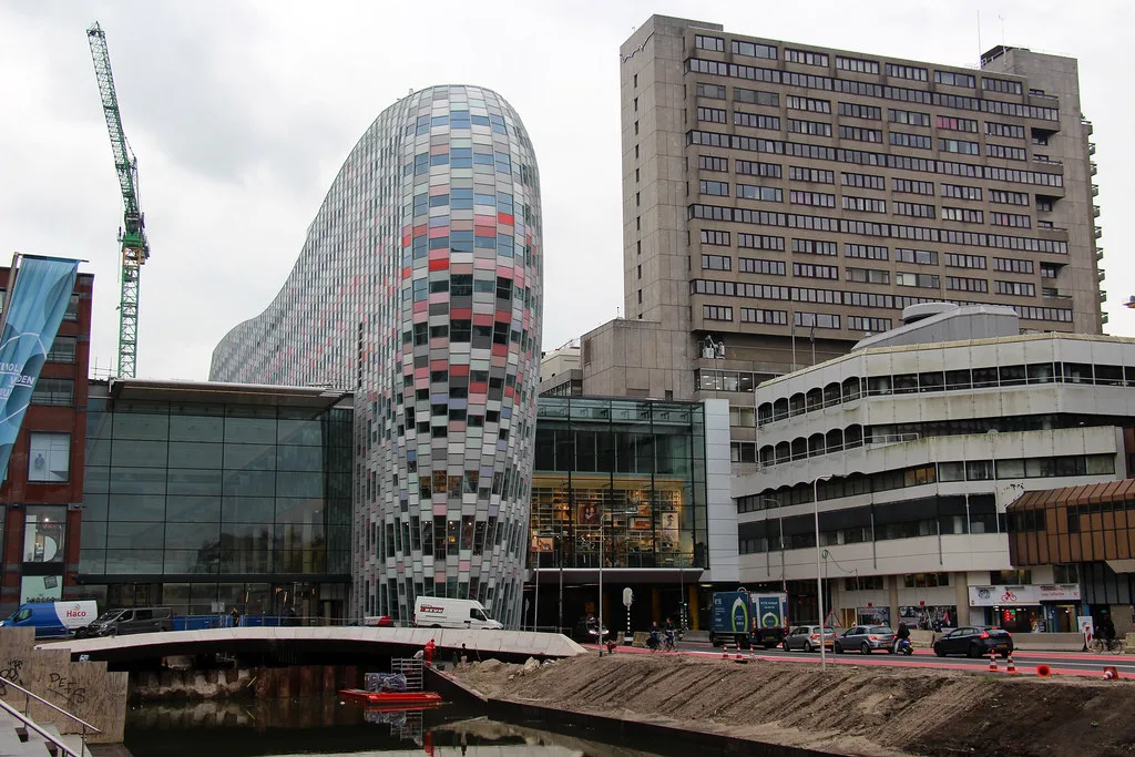 Hoog Catharijne and Utrecht's modern centre.