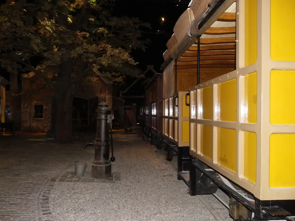 A train in the Spoorwegmuseum, Utrecht.