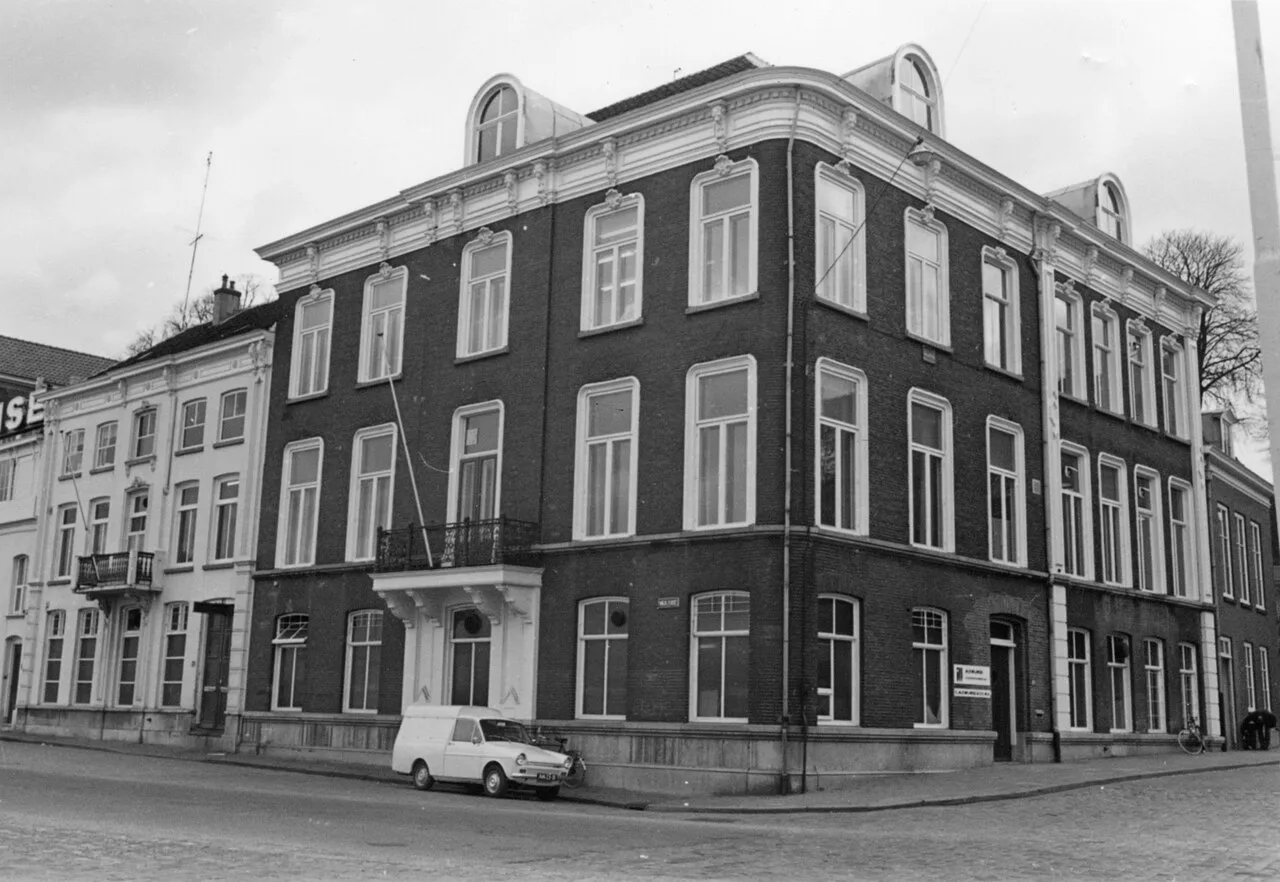 Houses on the Waalkade, Nijmegen.