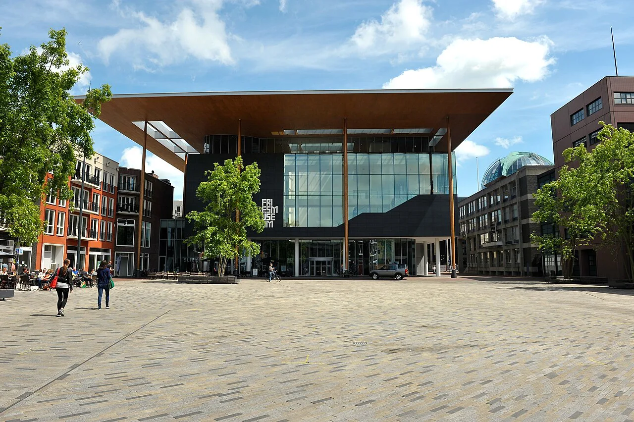 The Fries Museum on the Wilhelminaplein, Leeuwarden.