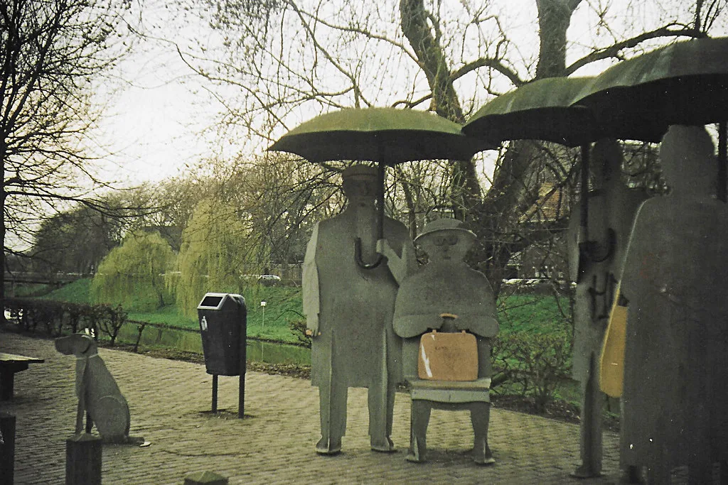 Sculptures by the Dieze near the Willemspoort, Den Bosch.