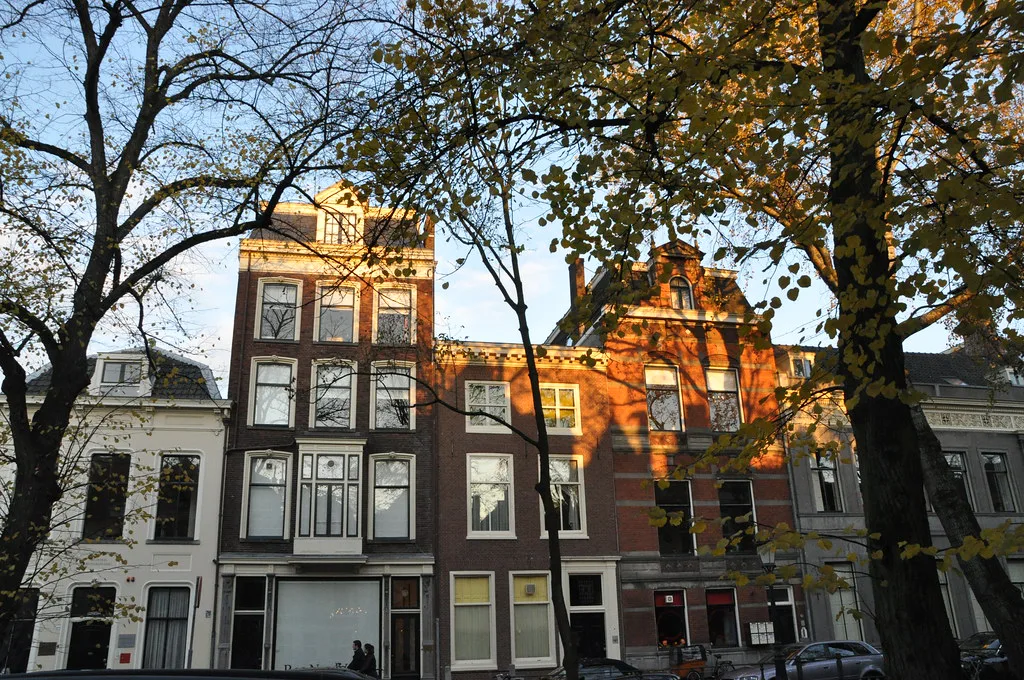 Houses on the Nieuwegracht, Utrecht.