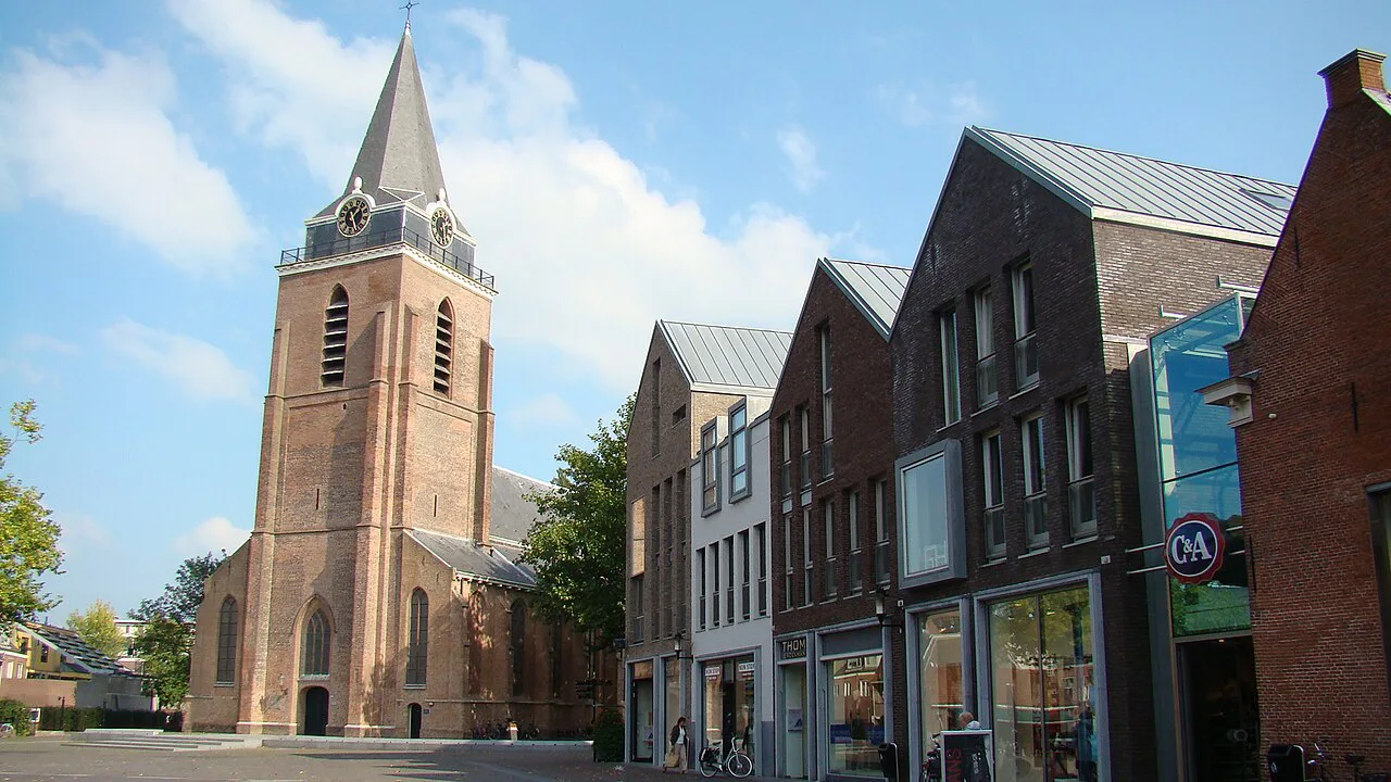 The Markt square in Woerden.